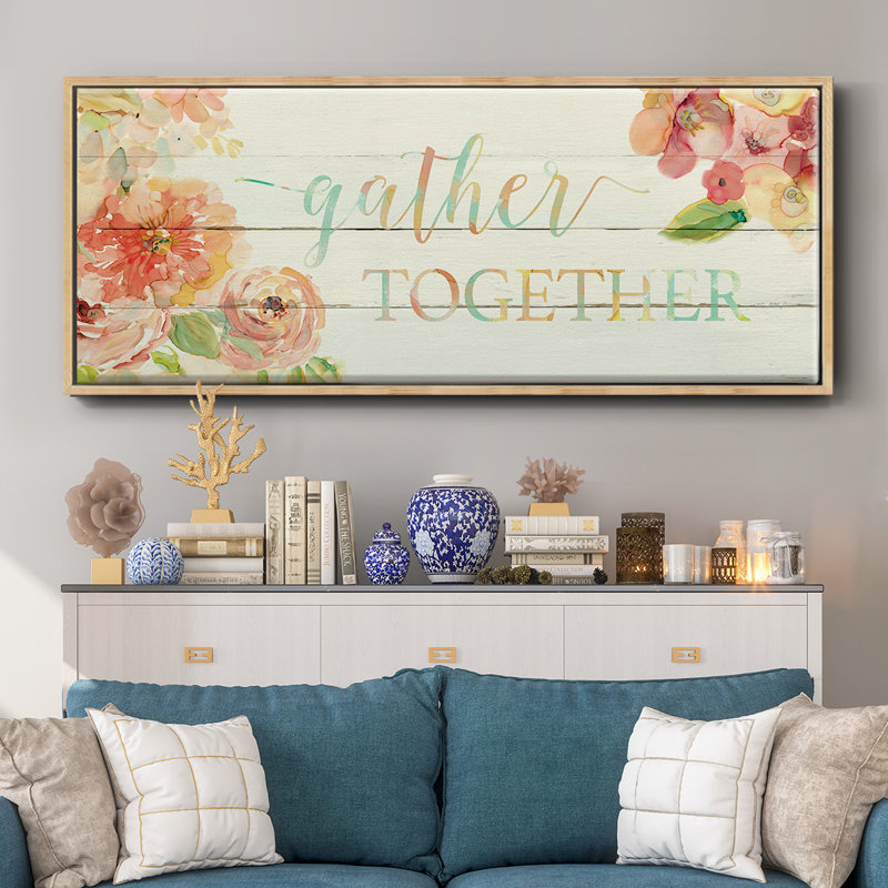 «Gather Together», toile encadrée