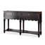 Console rétro en bouleau festonné-293352290