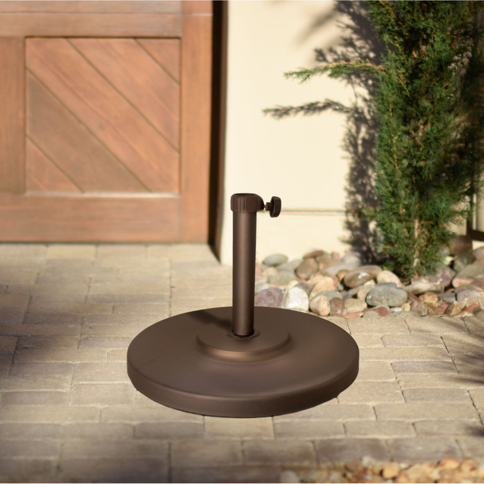 Harmonee Free-Standing Umbrella Base, Bronze