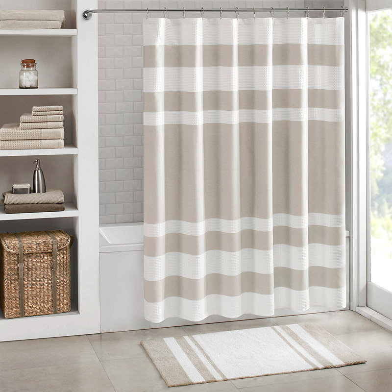 Reversible Bath Rug, Taupe, 45" L x 27" W