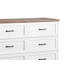 Commode 6 tiroirs, commode à tiroirs et rangement pour salon, chambre à coucher-401814014