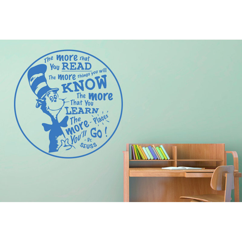 Non-Wall Damaging Wall Decal, Blue