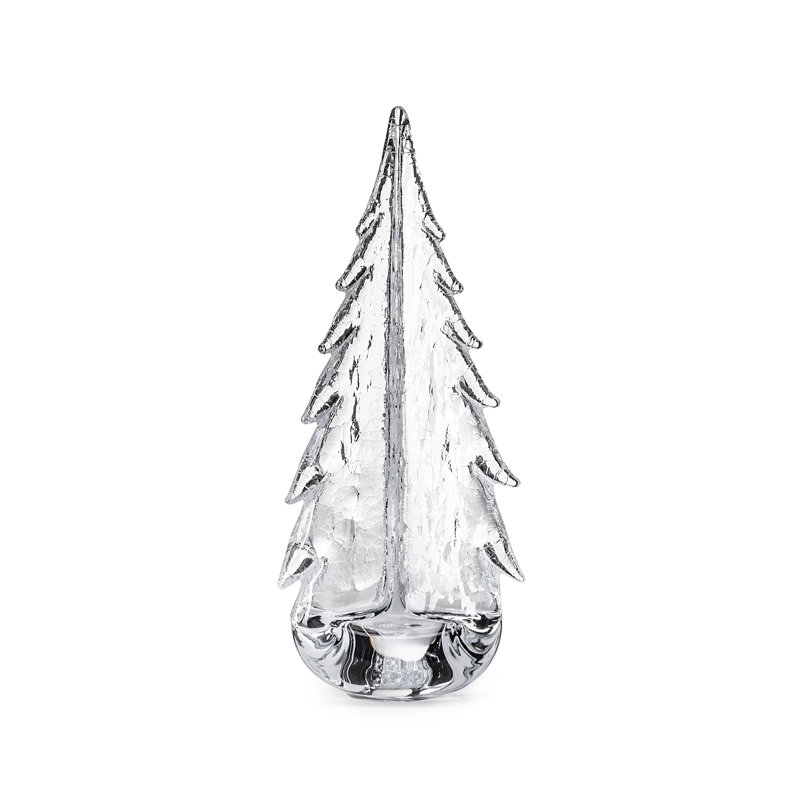 Crackle Evergreen, 14" H x 5.5" W x 5.5" D