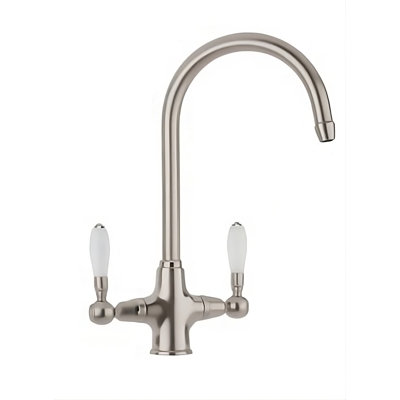 Swan Twin Lever Monobloc Tap
