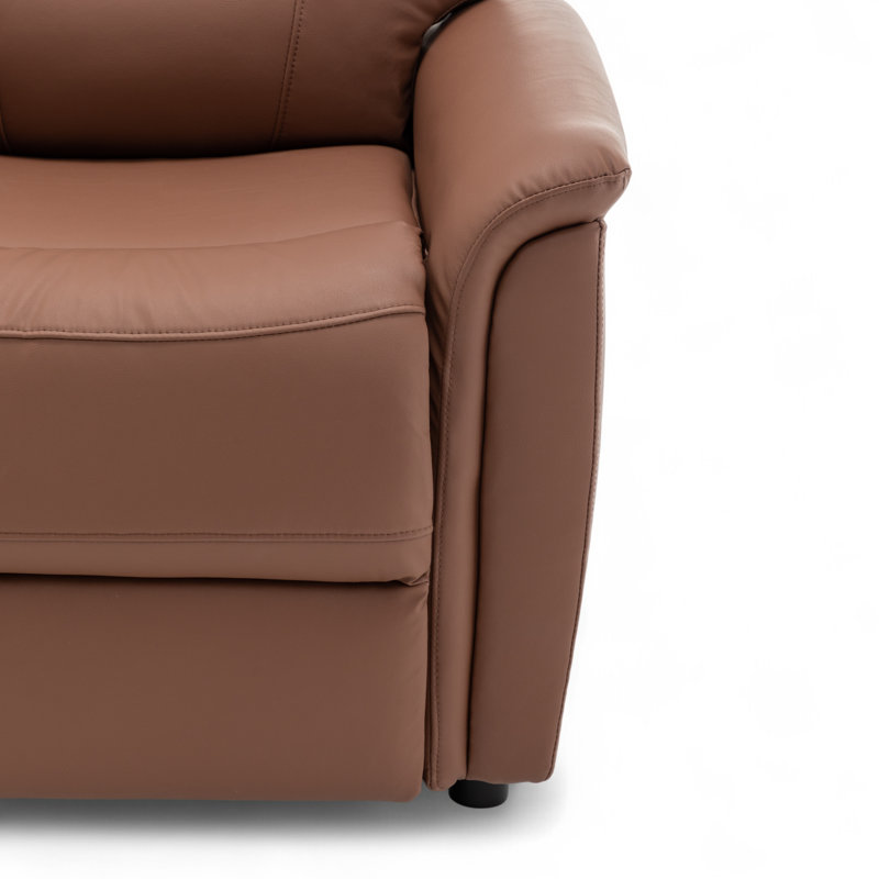 Manual Recliner Chair, Brown
