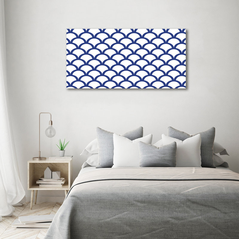 Marinistic Background - Wrapped Canvas Print