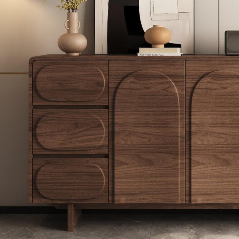 Buffet rétro et simple, H 35,43 po x l 47,24 po x P 15,75 po