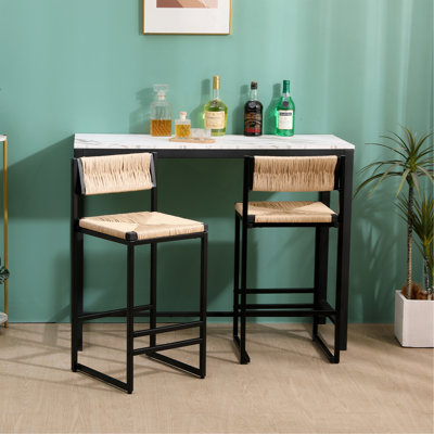Ensemble de 2 tabourets de bar Honey