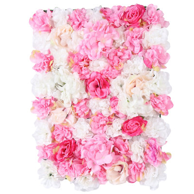 Panneau mural fleur en soie artificielle