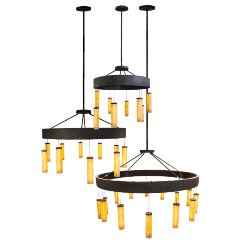 Cilindro 32 - Light LED Chandelier