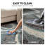 Farmerville Abstract Blue/Gray/Ivory Shag Area Rug-2000313619