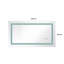 Miroir de salle de bain à DEL 40 po x 20 po avec brouillard: à intensité variable, 3 couleurs, à mémoire de forme