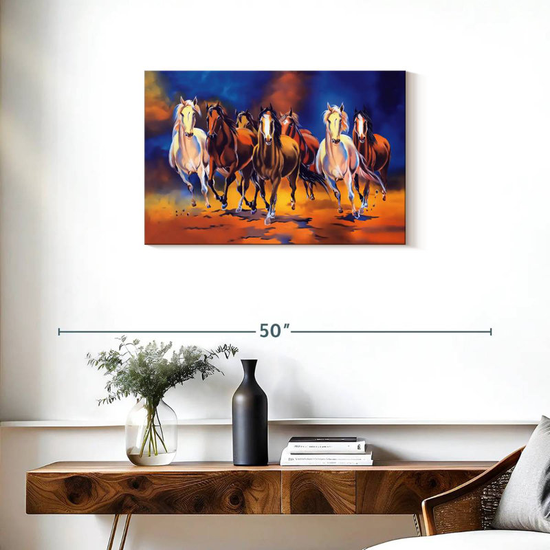 Brampt chevaux Vaastu, H 20 po x l 30 po