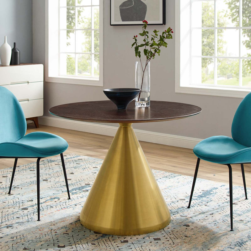 Table de salle à manger Tupelo par Modway, Cerisier, L 39,5 po x l 39,5 po