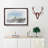 New York Skyline with the Twin Towers in Abstract - Picture Frame Graphic Art Print-55724944-55724943