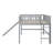 Low Loft Bed With Ladder And Slide-1026571714
