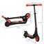 HOMCOM Folding Electric Scooter with Rear Wheel Brake-1168300918