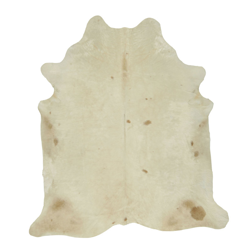 Rug & Kilim’S Extra Large Cowhide Rug In Beige, White And Cream Tones