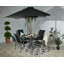 RIO 4 Seater dining set including parasol