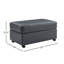 Repose-pieds en cuir Latitude Run® Caro-220434038