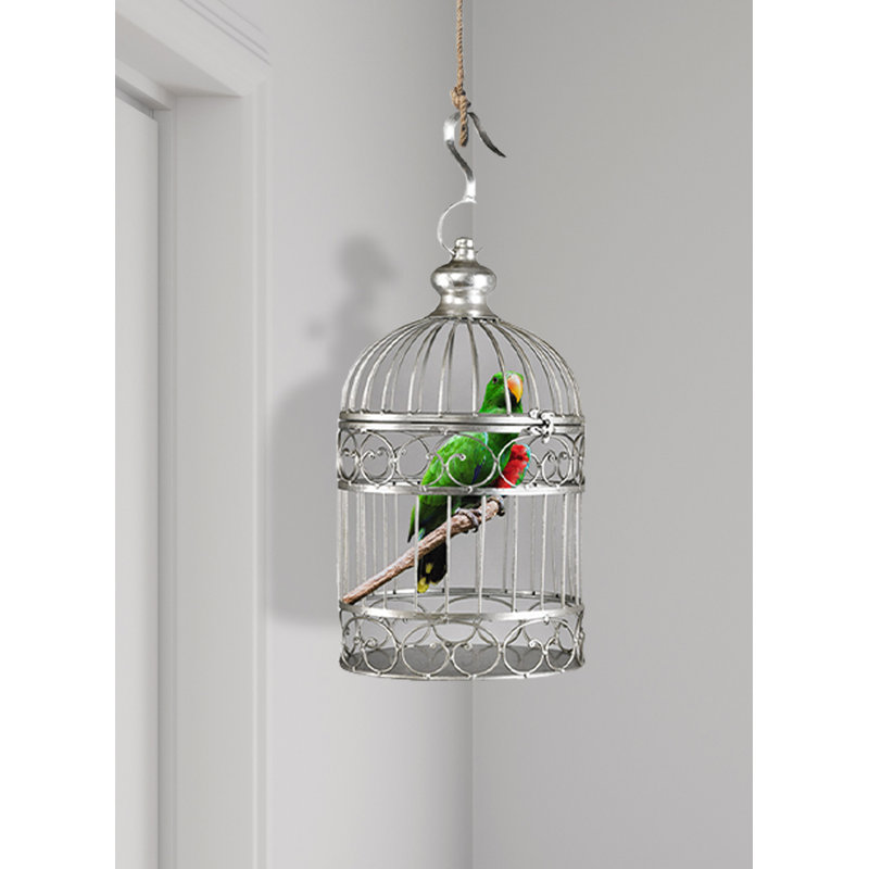 Cage à oiseaux centre de table décoratif Illings, H 23 po x l 12 po x P 12 po