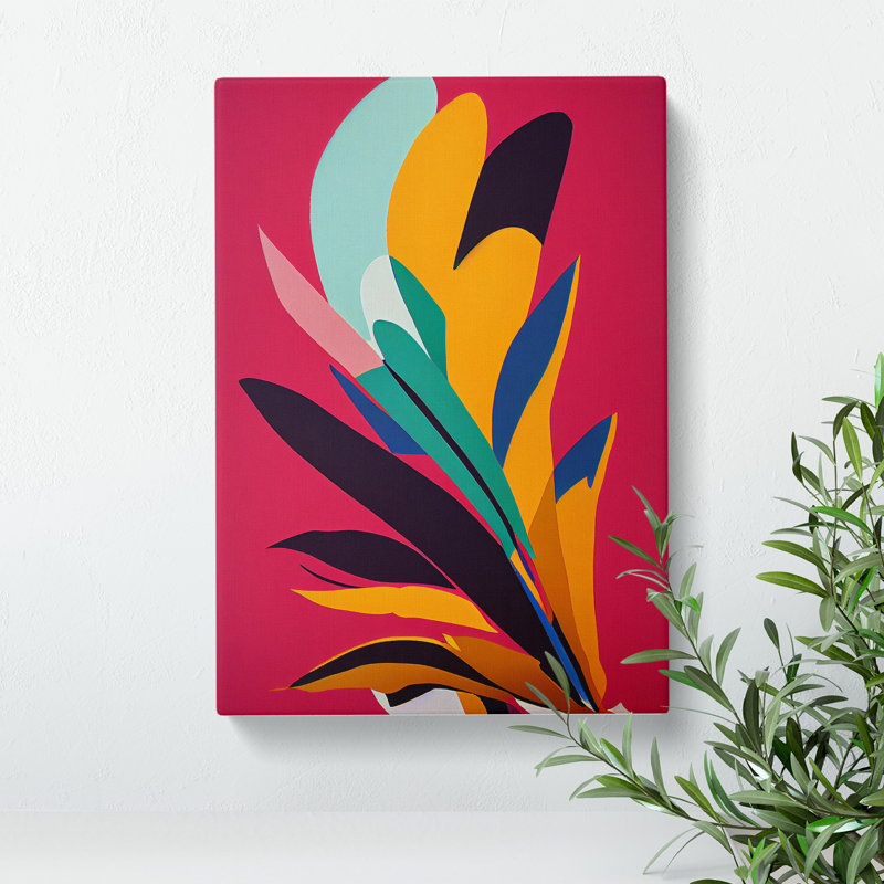 Feathers In Abstract No.3 - Wrapped Canvas, 50cm H x 35cm W x 3cm D