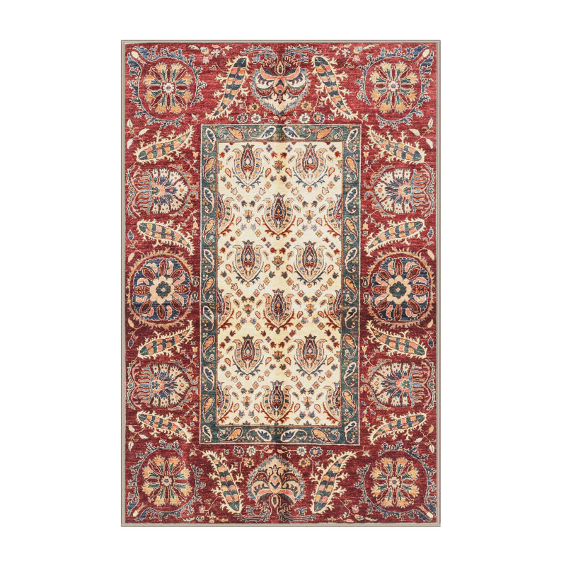 Tapis abstrait moderne 3253, Rectangle de 2 pi x 3 pi