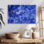 Abstrait bleu marbré Avery-111858685