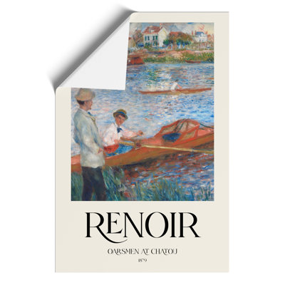 Oarsmen at Chatou Print by Pierre Auguste Renoir - Frameless Print