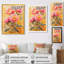Hewlett, pivoines dans le verger brise I - pivoines, art mural-37909450-37909443-37909441