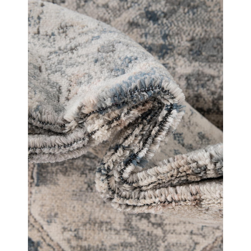 Tapis oriental gris Cambrie, Rectangle 10 pi x 14 pi 1 po