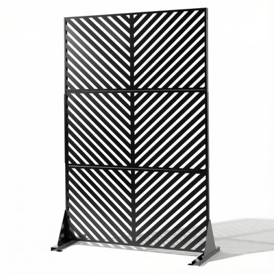 72.4 In. H Outdoor Decorative Privacy Screen Freestanding by Winado