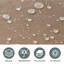 Dakota Fields 200cm W x 120cm D Polyester Cover Retractable Patio Awning