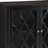Black Finish Console Cabinet