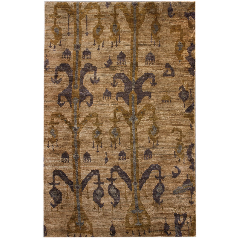 Tapis naturel Torrance Sion Ikat, 5 pi x 8 pi