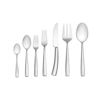 Towle Silversmiths Texture Stainless Steel Flatware Set - Service for 8