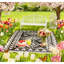 Tapis de patio pour la décoration, tapis de camping extérieur portable, tapis réversible, pour l'intérieur et l'extérieur