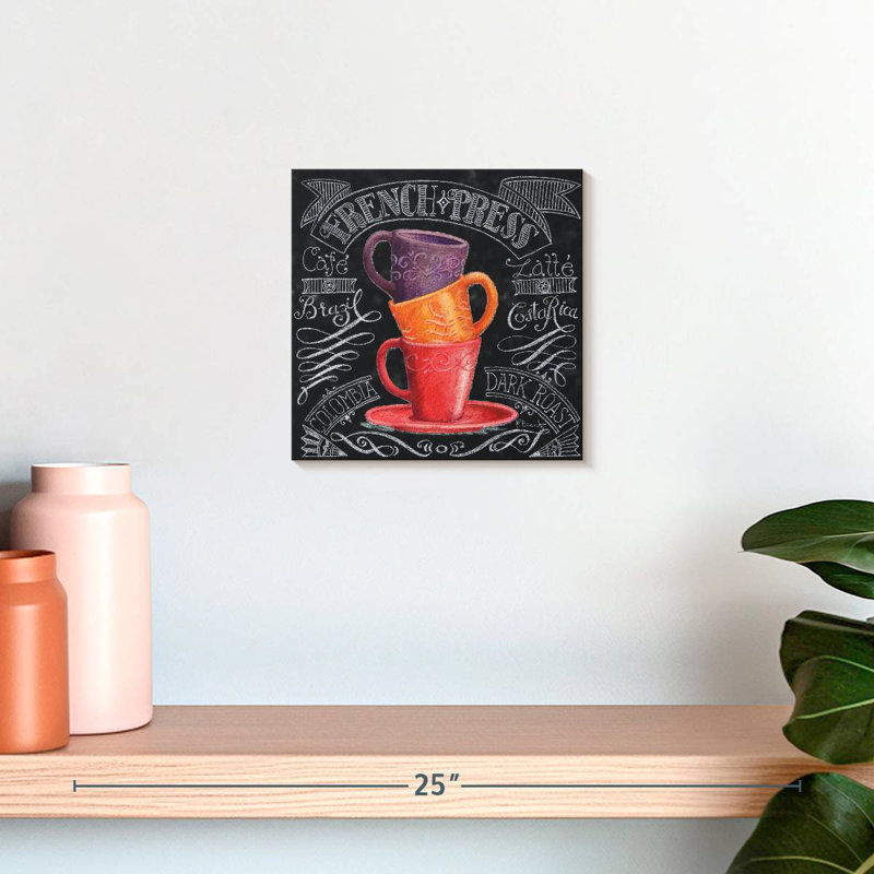 Tableau noir Yarlin Coffee II, H 10 po x l 10 po