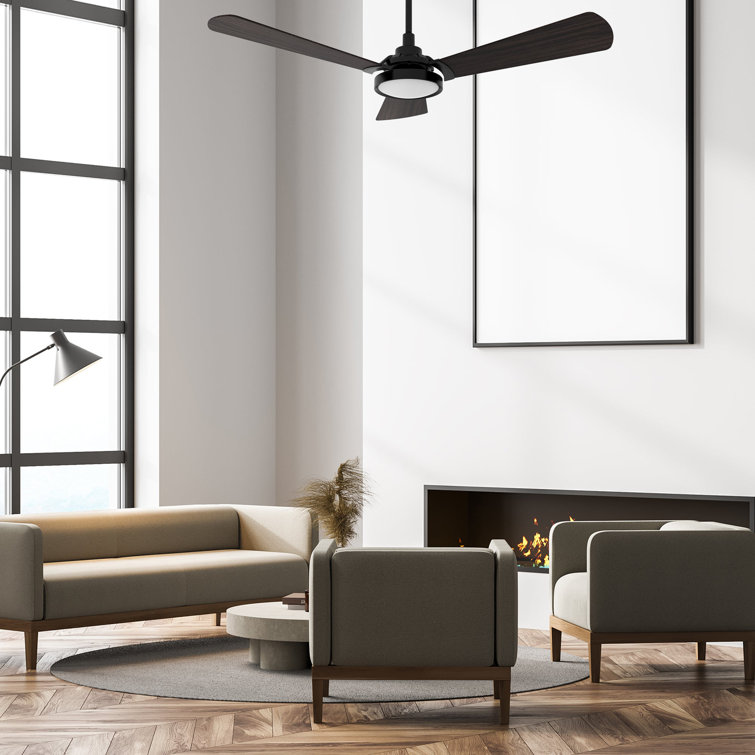 Brisa Smart Ceiling Fan with Remote, Light Kit Included, Works with Google Assistant, Amazon Alexa, and Siri Shortcuts.