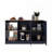 Juniper Kitchen Island With Large Dining Countertop, Double Door Cabinet With Interior Storage Shelves And, Two  Open Shelves