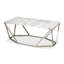 Trapezoid Solid Wood Coffee Table