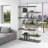 Floating Glass Panel Bookcase