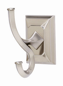 Single Robe Hook, Satin Nickel