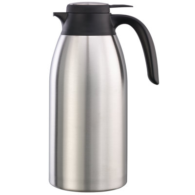 Stainless Pitcher with Flow Control Lid