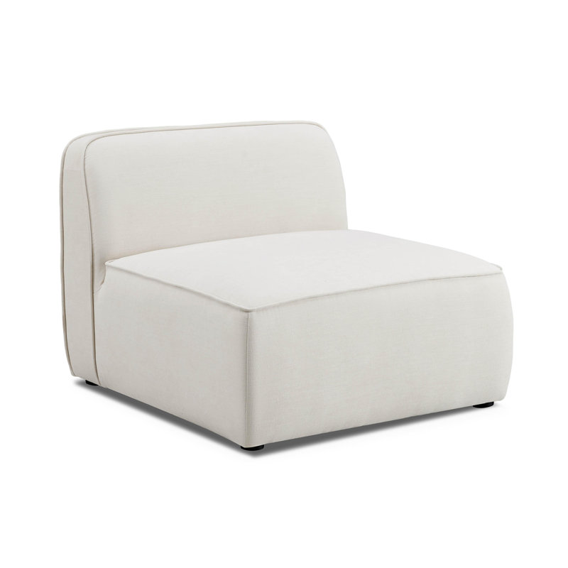 Guildford Sand Upcycled Linen Armless Chair