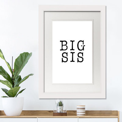 Big Sis, art encadré