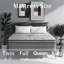 Matelas hybride dans une boîte avec sommier à ressorts ensachés individuels Support de ferme à isolement moyen ferme gris-790695984-790695987