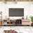 Modern Tv Stand With Double Storage Space, Media Console Table, Entertainment Center With Drop Down Door-1651968077