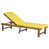 Teak Brown Frame/Yellow Cushion is out of stock