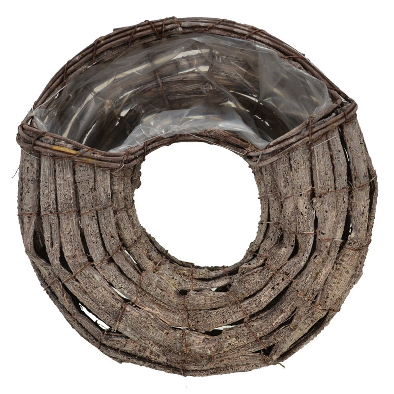 Couronne, H 11 po x l 11 po x P 3,5 po, Naturel